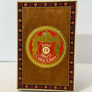 Vintage Lonsdale JM Jose Marti Cube Libre Cigar Box